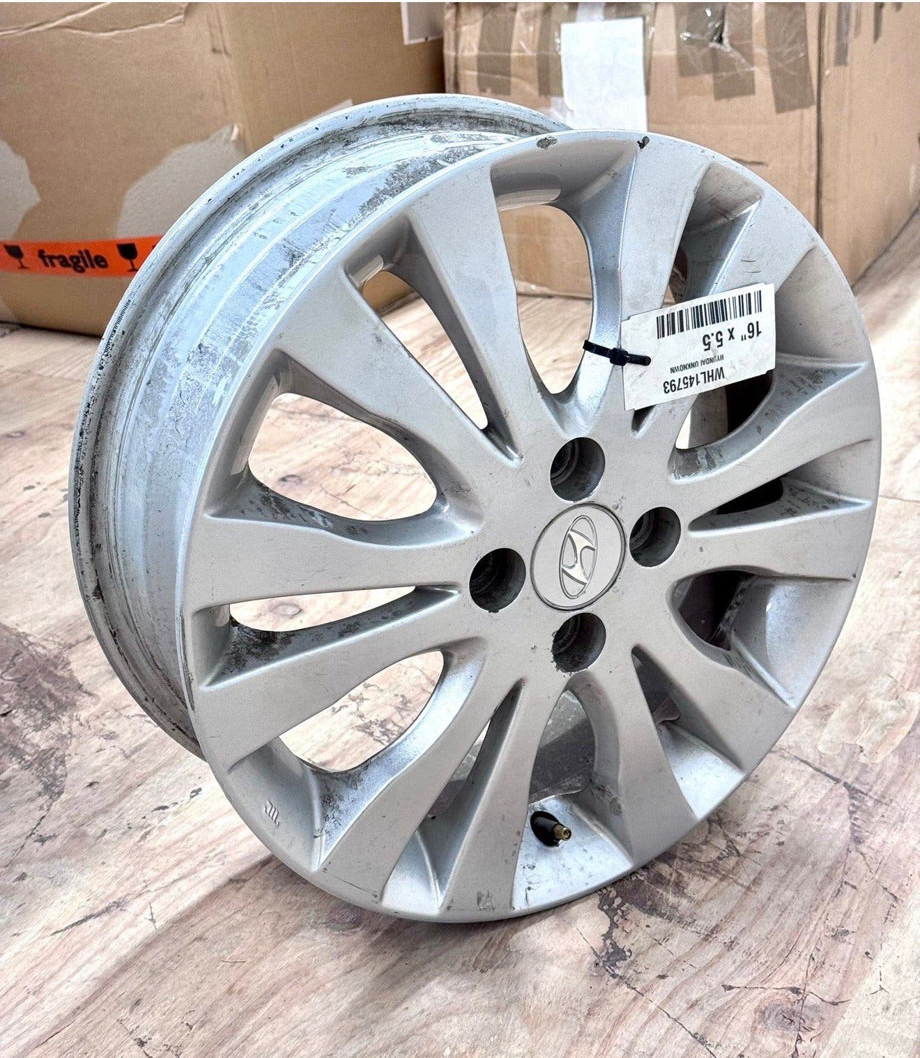 Jante en aluminium HYUNDAI I20 I 16 pouces x 5.5J oem, Enlèvement ou Envoi