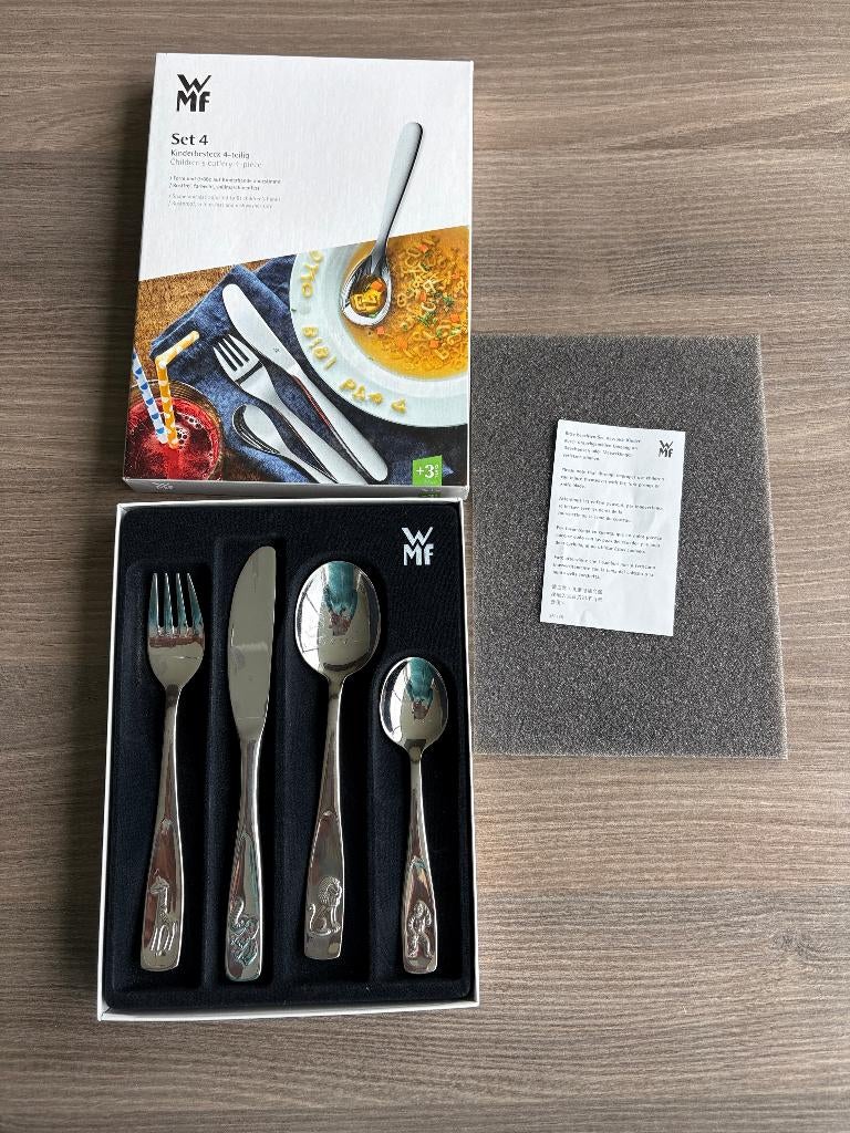 kinder bestek  WMF met doos, Kinderen en Baby's, Ophalen of Verzenden, Gebruikt