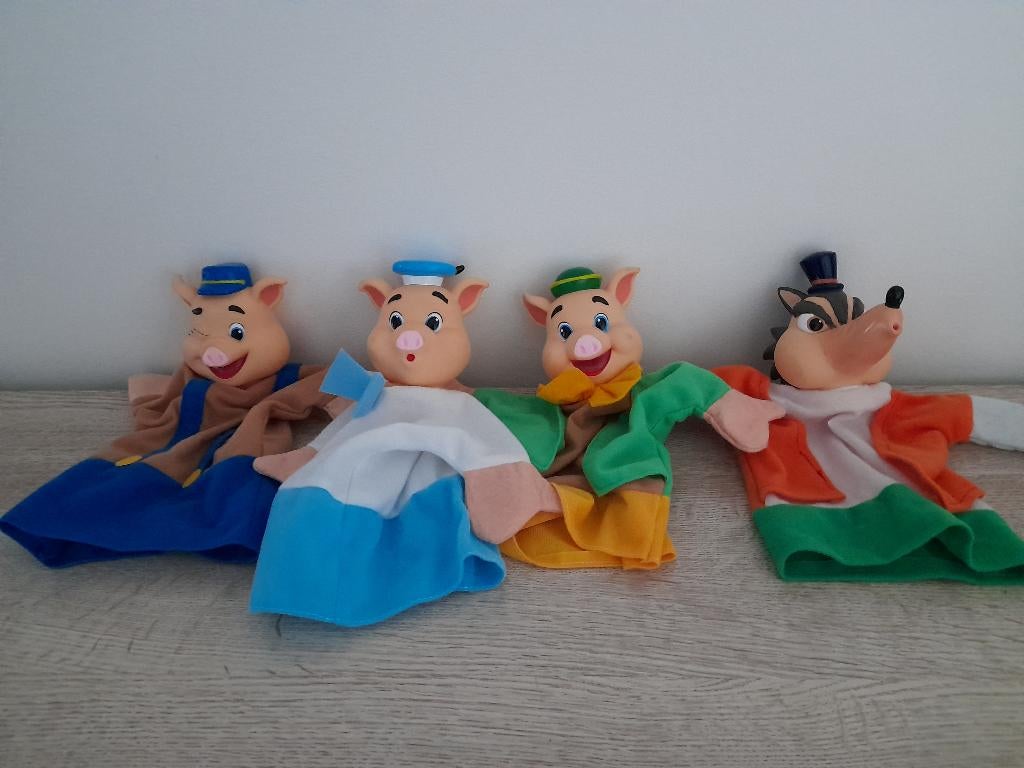 Poppenkastpoppen 3 Biggetjes, Ophalen of Verzenden, Nieuw