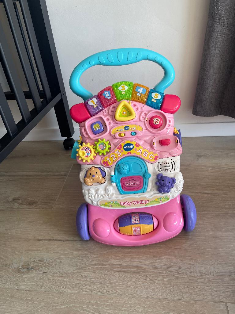 Vtech baby walker roze, Kinderen en Baby's, Speelgoed | Vtech, Ophalen, Zo goed als nieuw, 6 maanden tot 2 jaar