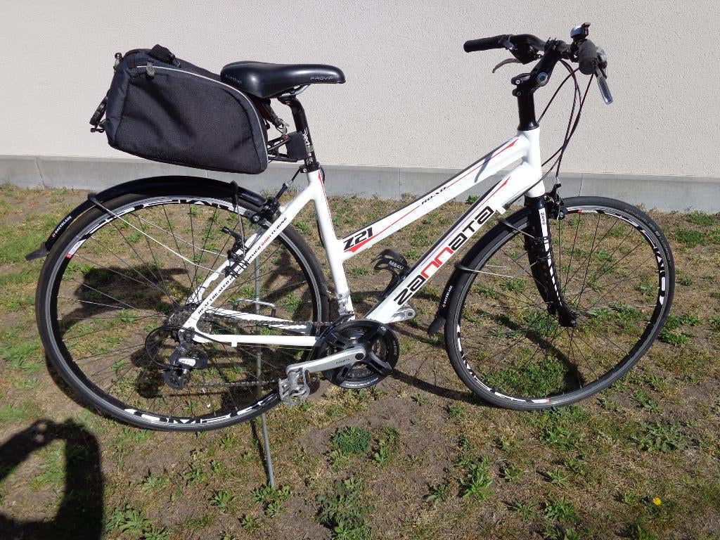 alu dames  ZANNATA ROAD Z21  maat 48, 28 inch, Velgrem, Aluminium, Minder dan 49 cm