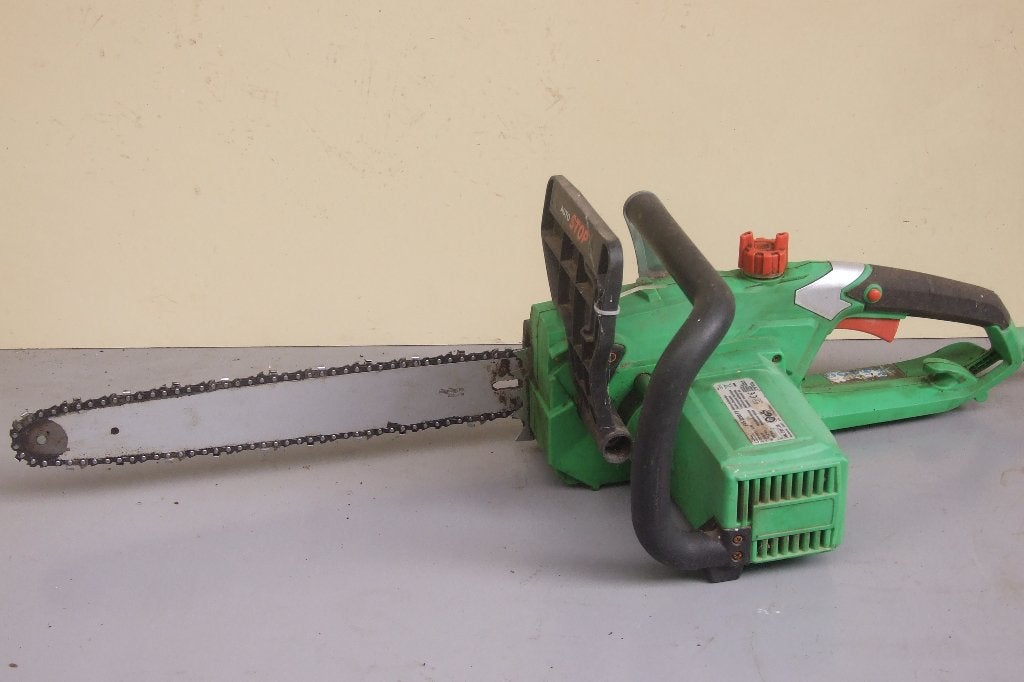 Kettingzaag met elektronische softstart, wegens boom is weg, Ophalen, Gebruikt, 1200 watt of meer, Kettingzaag