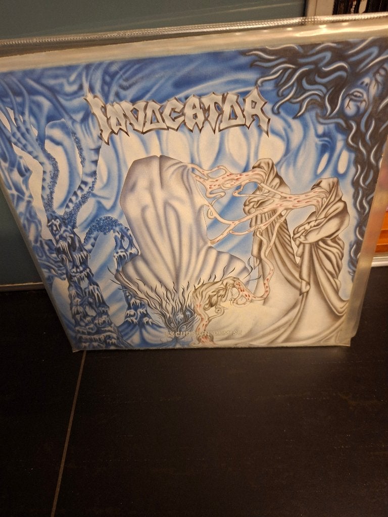 lp - invocator - excursion demise - bak 6, Death metal, Avec pochette intérieure, Enlèvement ou Envoi, Comme neuf