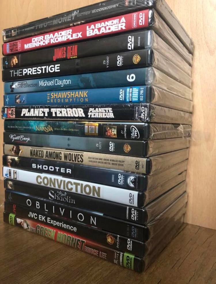 144 dvd’s NIEUW SEALED (factory sealed)., Actiethriller, Ophalen of Verzenden, Promo, Nieuw in verpakking