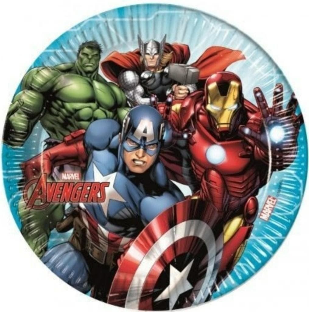 Avengers Feestartikelen / Versiering Verjaardag - Marvel, Hobby en Vrije tijd, Feestartikelen, Ophalen of Verzenden, Nieuw, Feestartikel