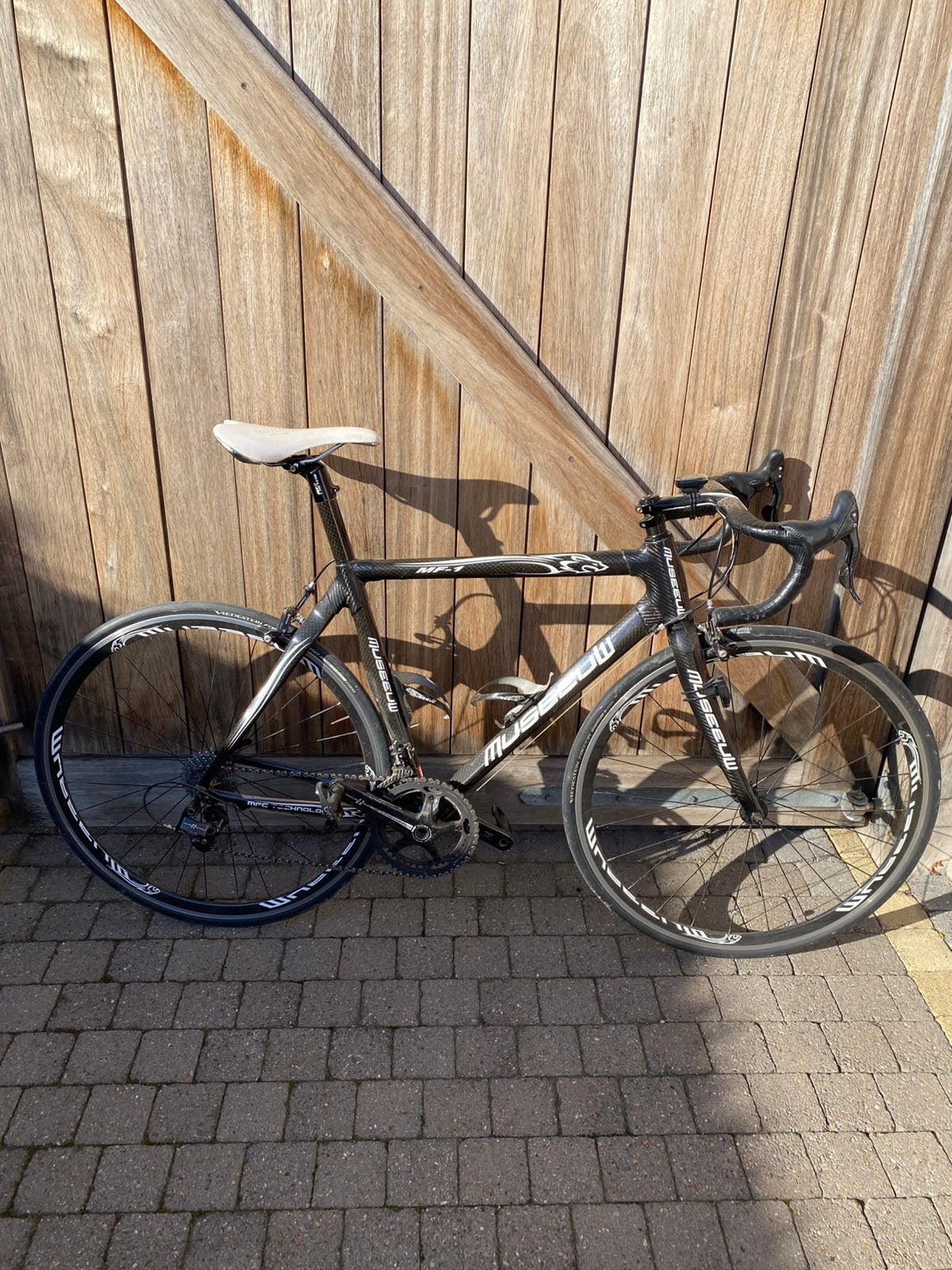 Museeuw MF-1 carbon racefiets – Campagnolo Super Record, Gebruikt, Carbon, 10 tot 15 versnellingen, Heren