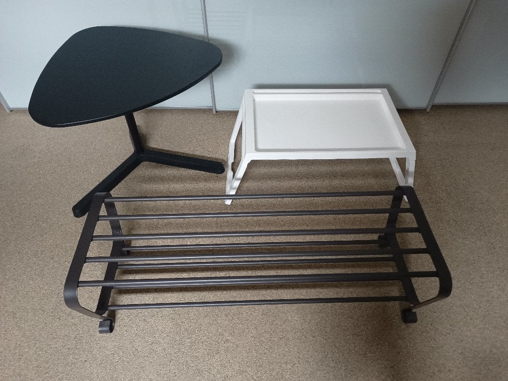 bijzettafel - klaptafel -schoenrek IKEA, Maison & Meubles, Enlèvement ou Envoi