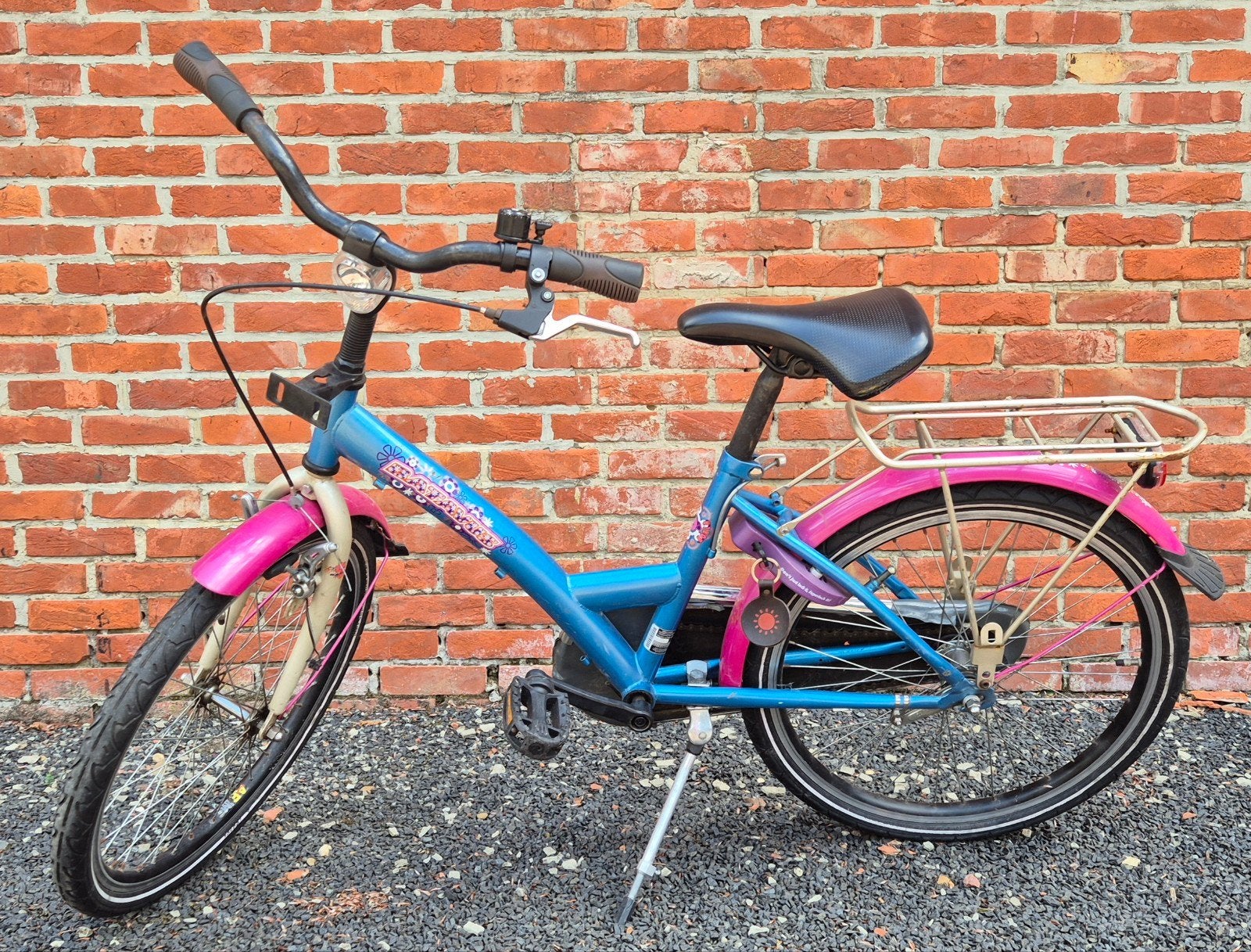 Kinderfiets, Ophalen, 22 inch, Gebruikt, Velgrem