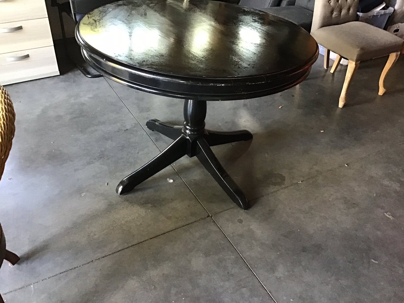 Table ronde, diamètre 110 cm, Enlèvement