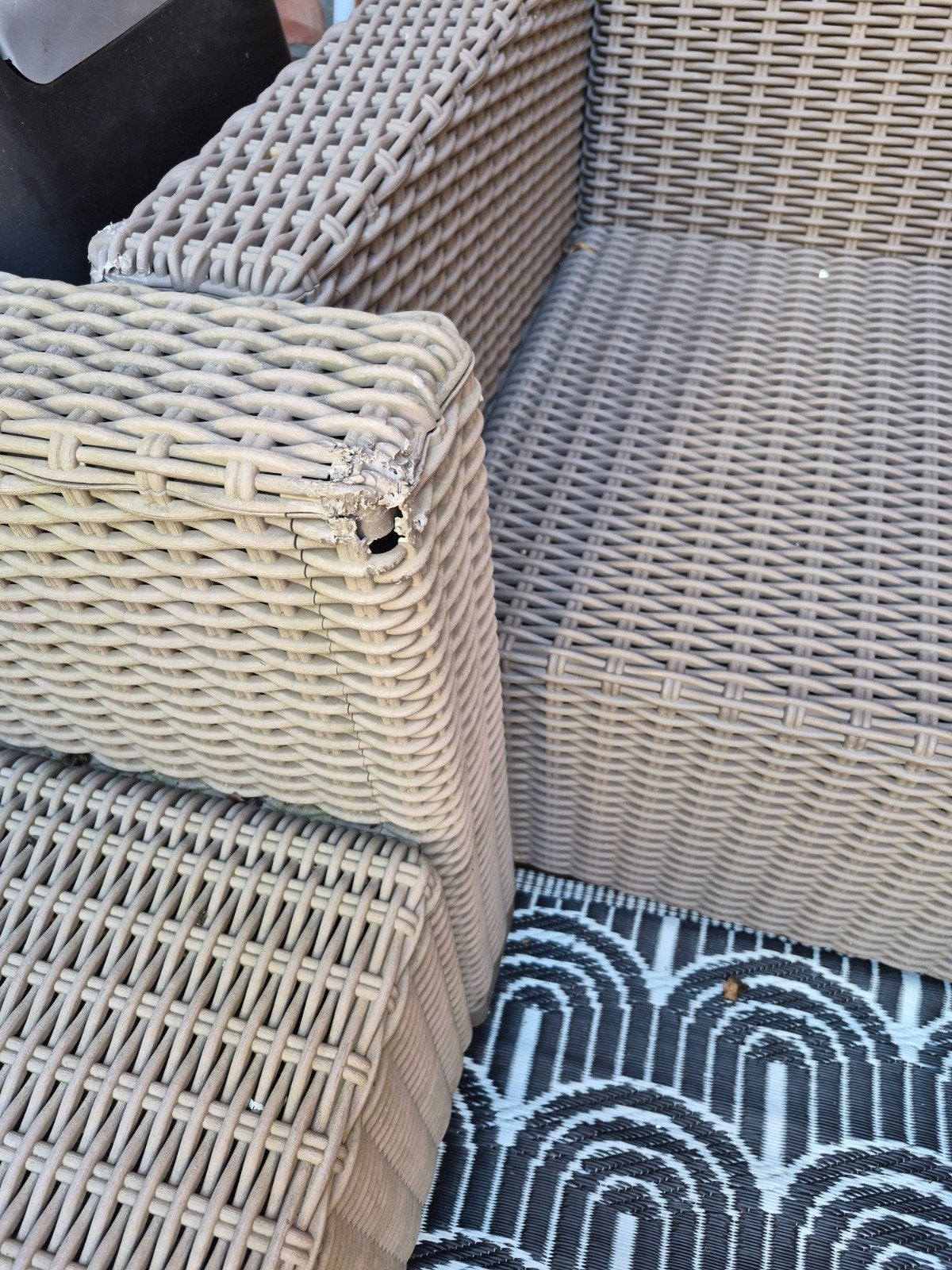 chaises jardin + table, Enlèvement