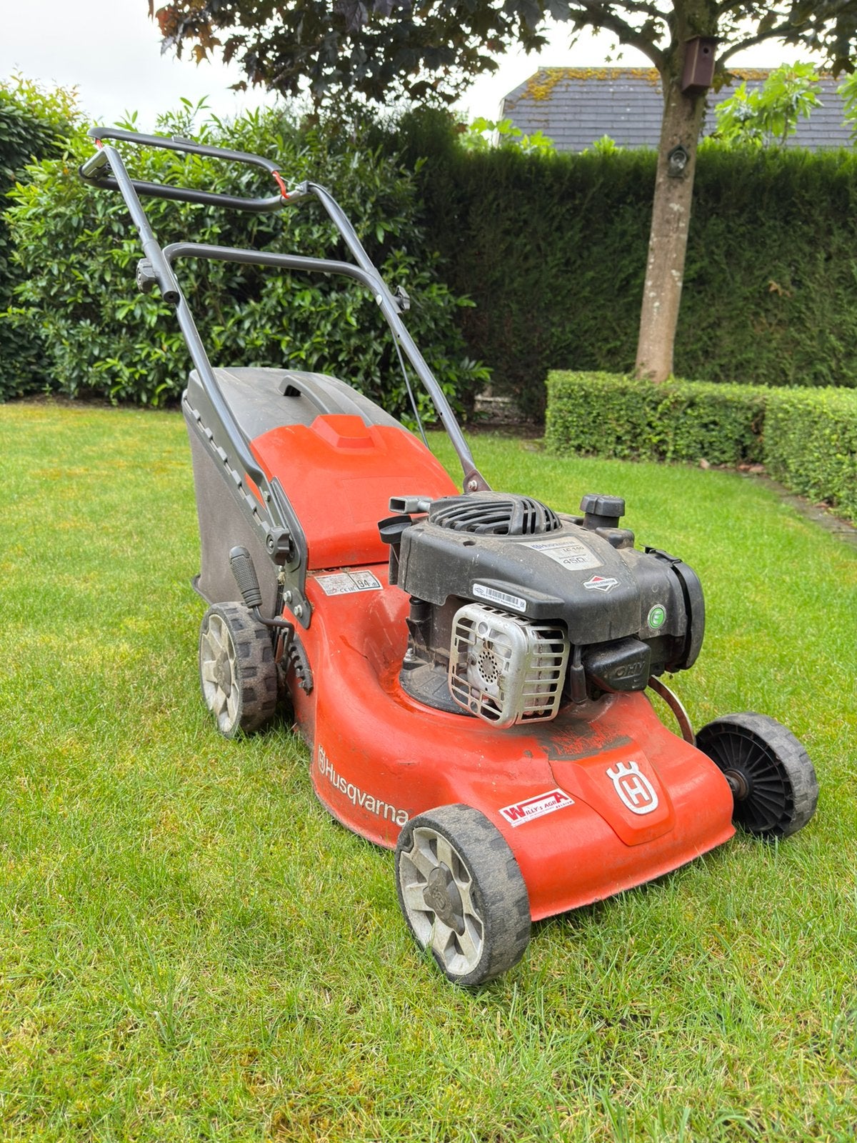 Husqvarna LC 140 Brigss & Stratton – start momenteel niet, Ophalen, Gebruikt, 40 t/m 49 cm, Benzine-grasmaaier