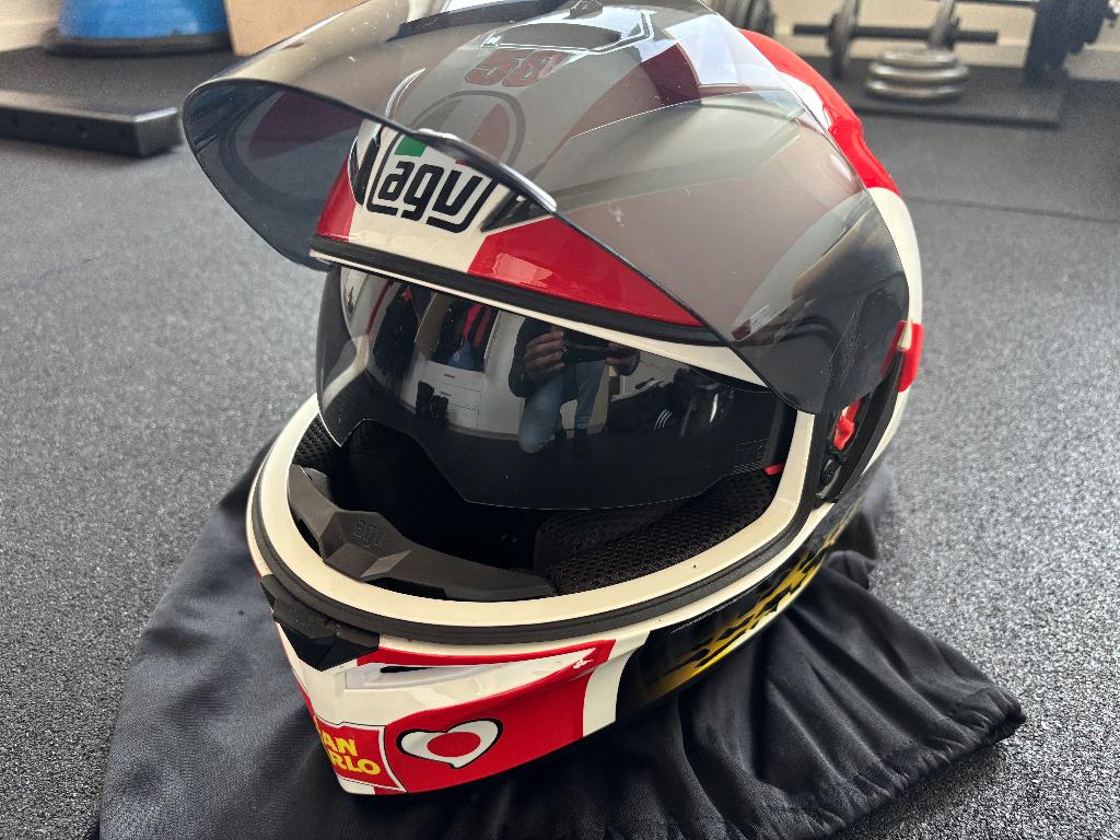 Motorhem AGV K-3 SV Sic58, Motoren, Ophalen, Dames, S, Tweedehands
