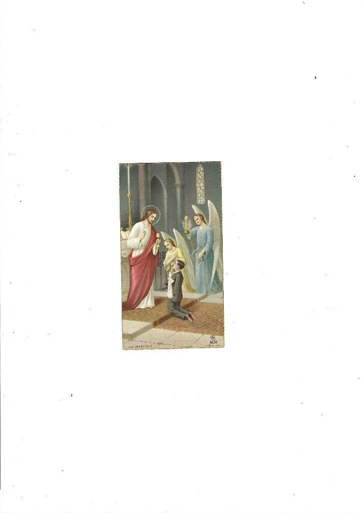 Souvenir de communion solennelle, Collections, Images pieuses & Faire-part, Envoi