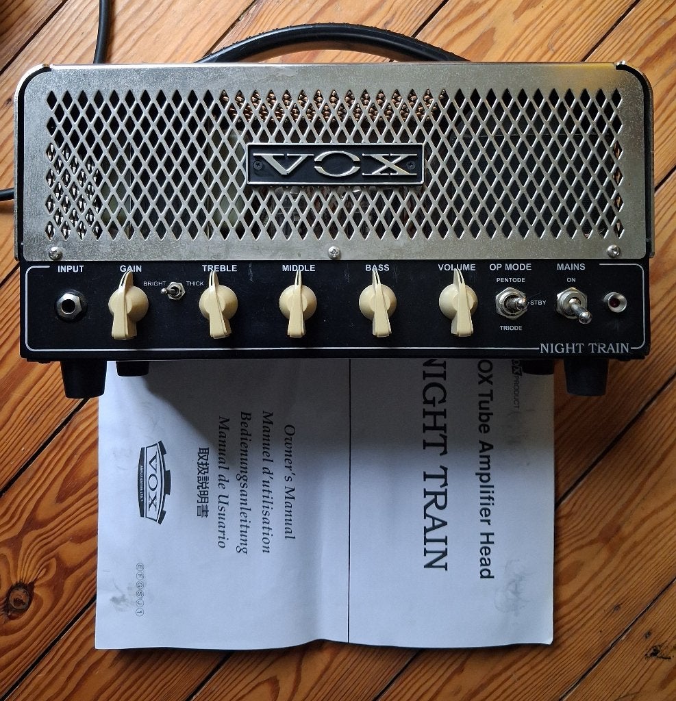 VOX NIGHT TRAIN TUBES 15 WATTS, Enlèvement, Comme neuf, Guitare, Moins de 50 watts