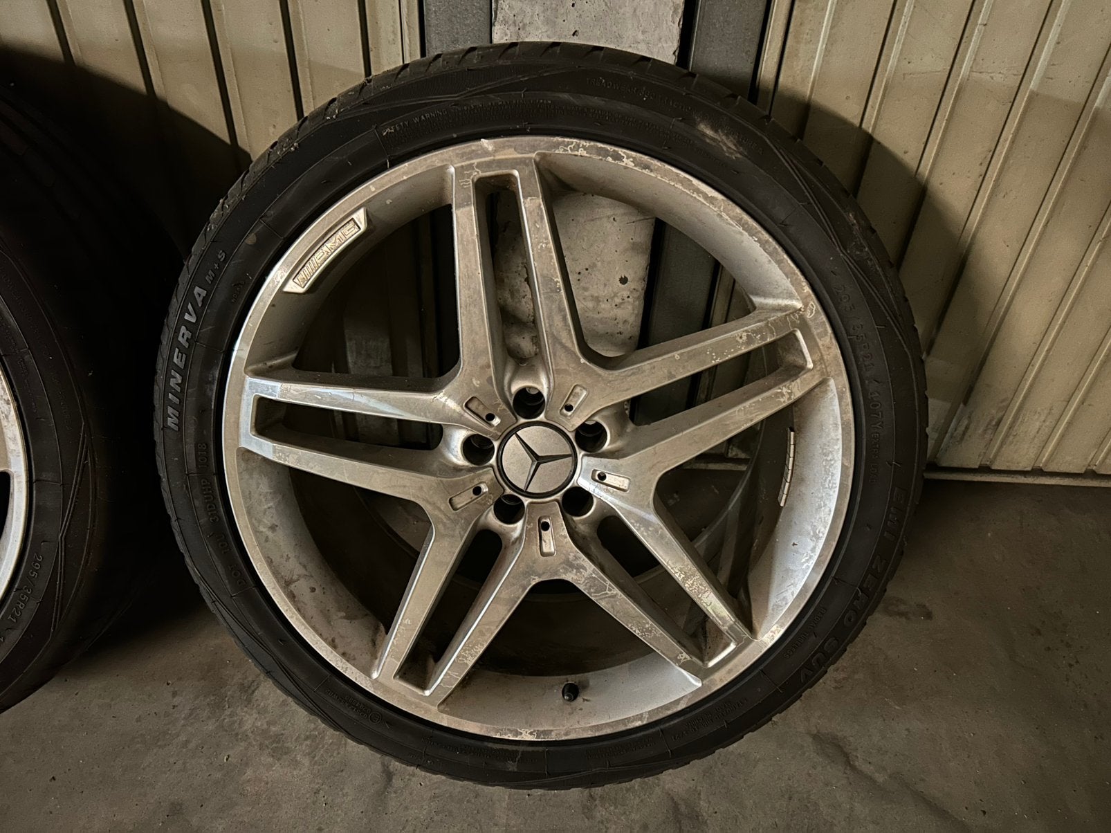Mercedes 21 AMG GLE GLC GL GLS ML, Auto-onderdelen, Banden en Velgen, Ophalen, Gebruikt, 295 mm, Banden en Velgen