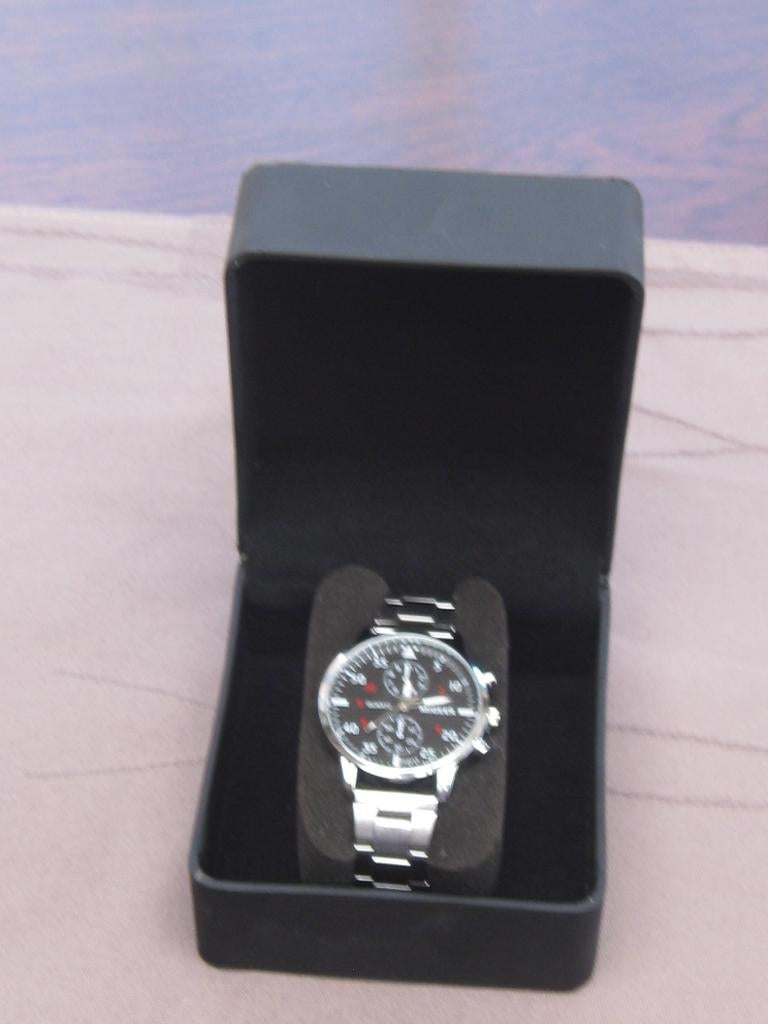 Heren horloge, Handtassen en Accessoires, Horloges | Heren, Staal, Staal, Polshorloge, Nieuw