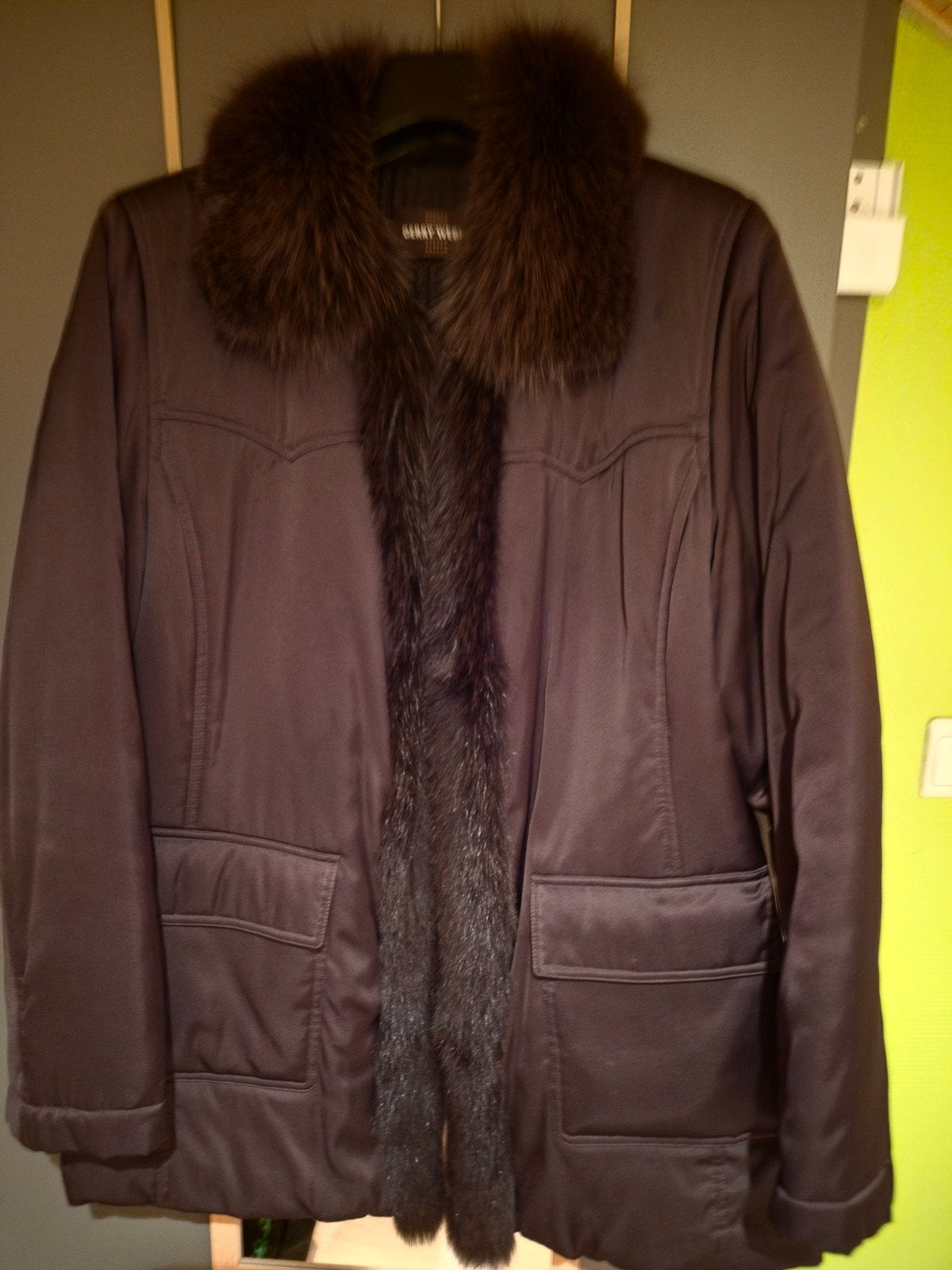 damesjas Gerry Weber maat 46, Bruin, Maat 46/48 (XL) of groter, Nieuw, Ophalen of Verzenden