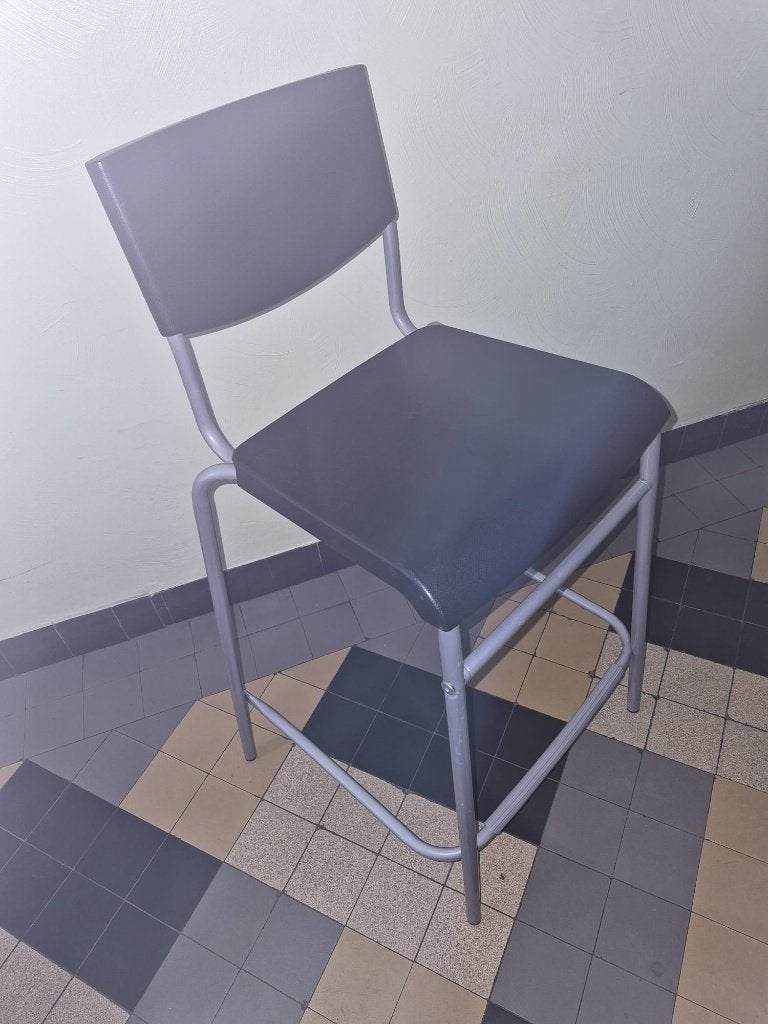 Tabourets de bar - 4 pièces, Avec repose-pieds, 4 tabourets, Synthétique, Enlèvement