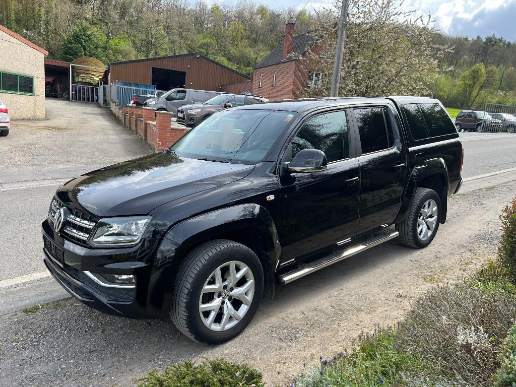 Volkswagen Amarok 3.0 V6 Hard TOP //  23200 HTVA, Auto's, Testrit aan huis, 4x4, Euro 6, Zwart