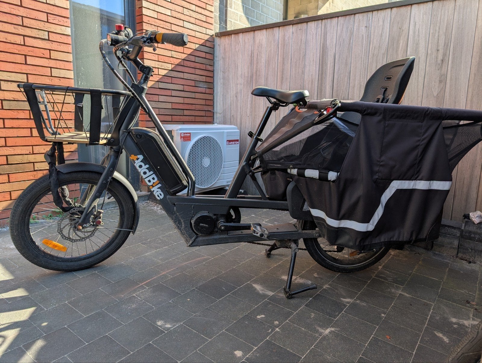 AddBike U-Cargo (Longtail)elektrisch defect (opknapper), Fietsen en Brommers, Fietsen | Bakfietsen, Ophalen of Verzenden, Elektrisch