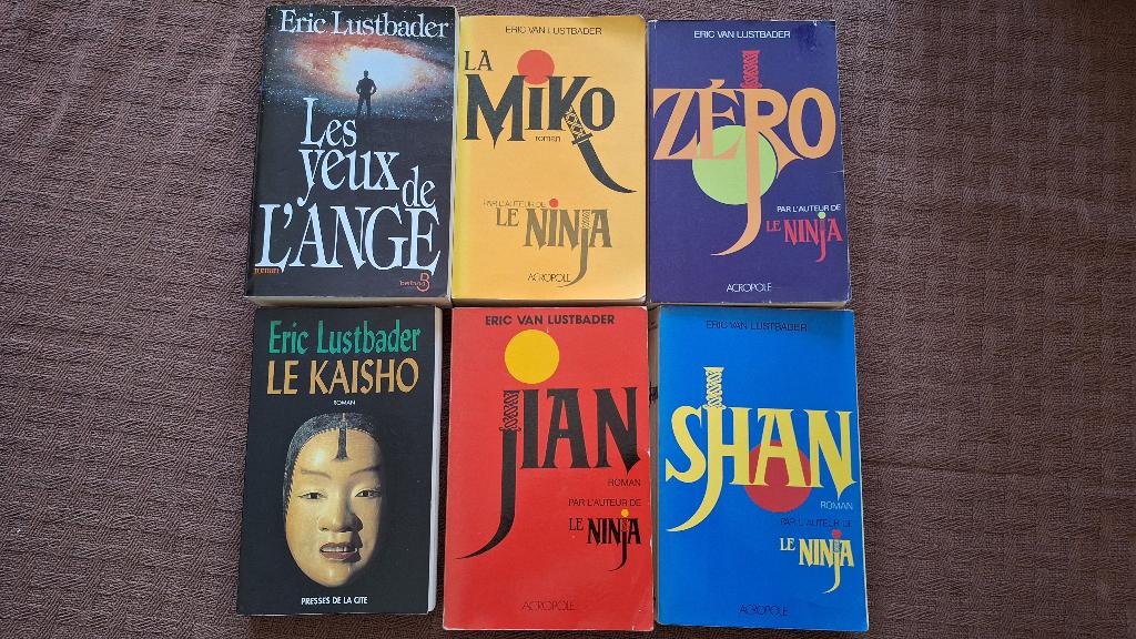 Lot de 6 livres de Eric Van Lustbader, Ophalen of Verzenden, Gelezen, Eric Lustbader