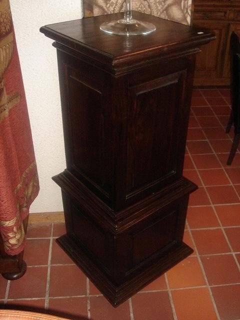 Massief teakhouten console sokkel zuil voetstuk – barmodel, Huis en Inrichting, Ophalen, Nieuw