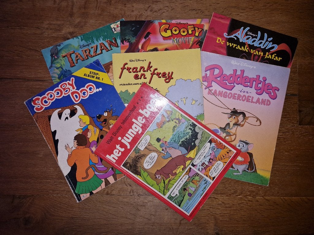 Stripboeken van films (Disney’s), Boeken, Meerdere stripboeken, Ophalen of Verzenden, Gelezen, Walt Disney