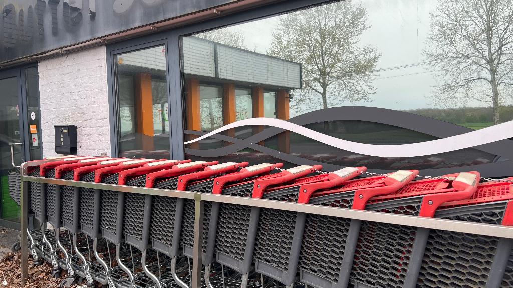 Chariots supermarché, Enlèvement, Utilisé