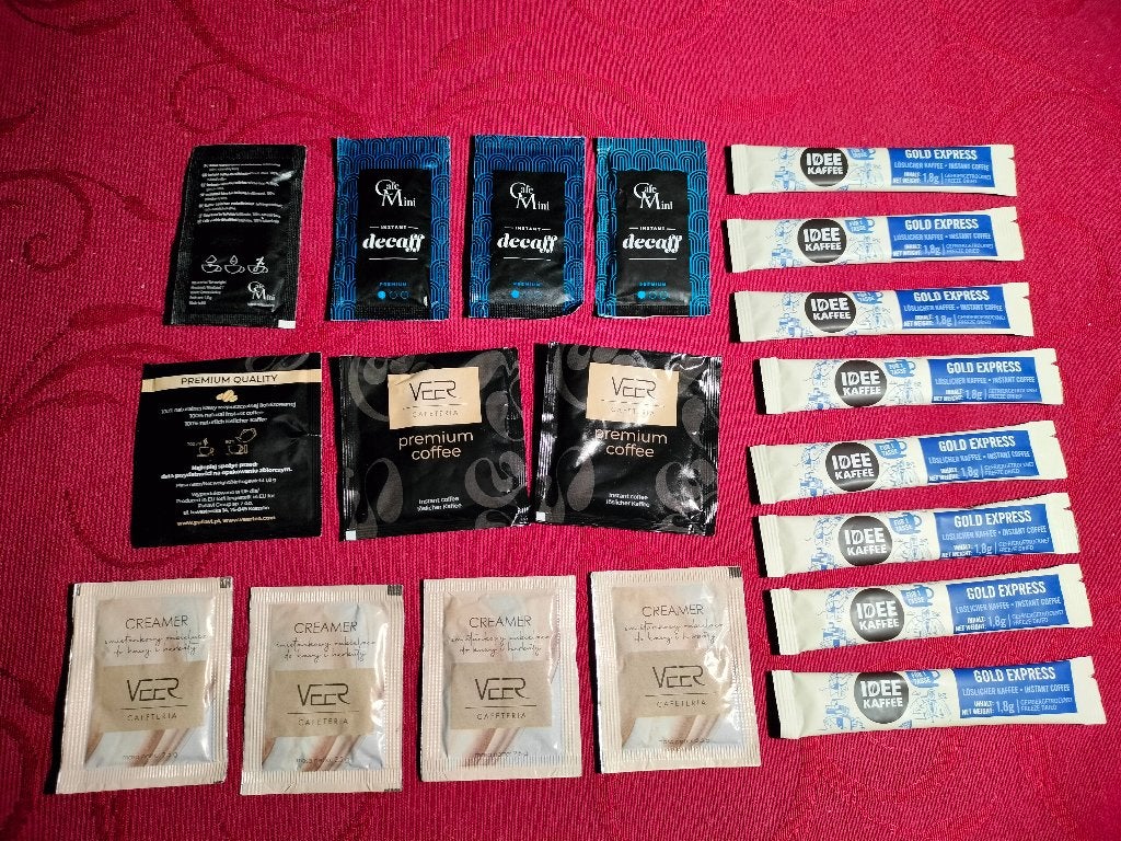 lot koffie suiker room zakjes kerst nieuwjaar mama, Ophalen of Verzenden