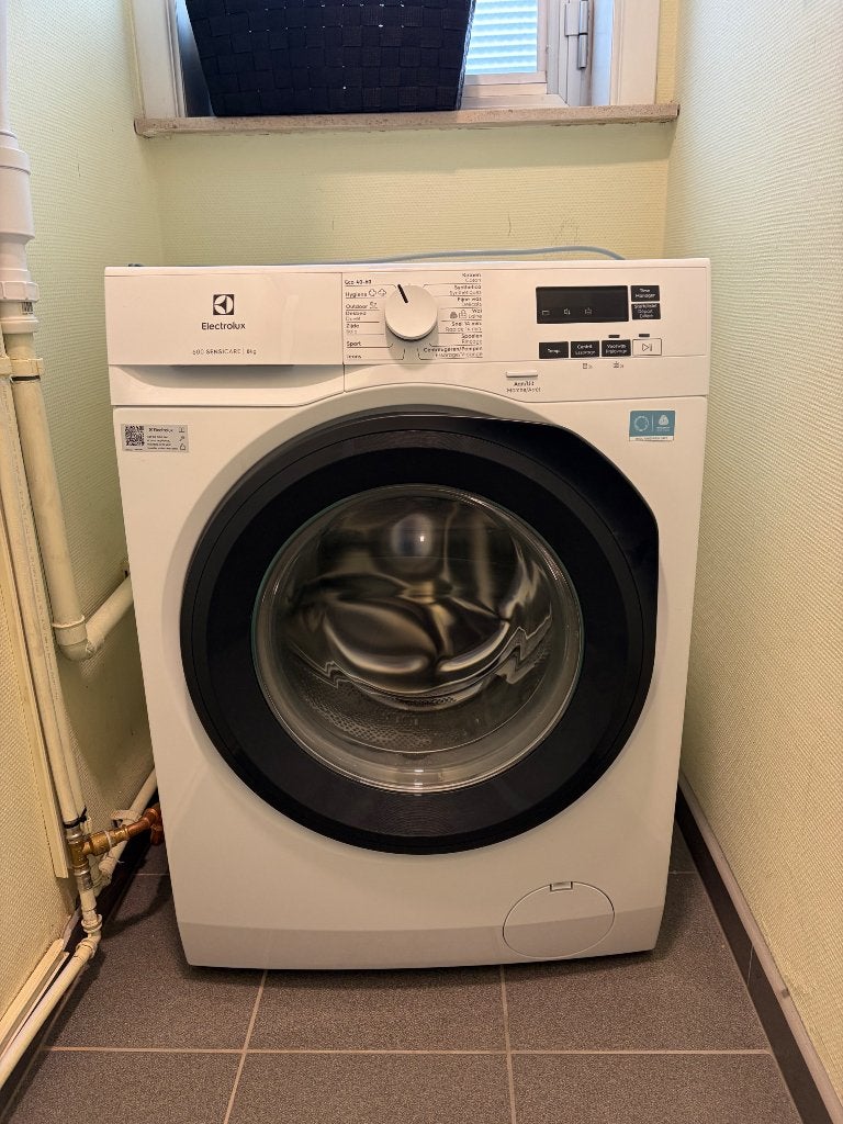 Wasmachine, Elektronische apparatuur, Ophalen, Zo goed als nieuw, 1200 tot 1600 toeren, 6 tot 8 kg
