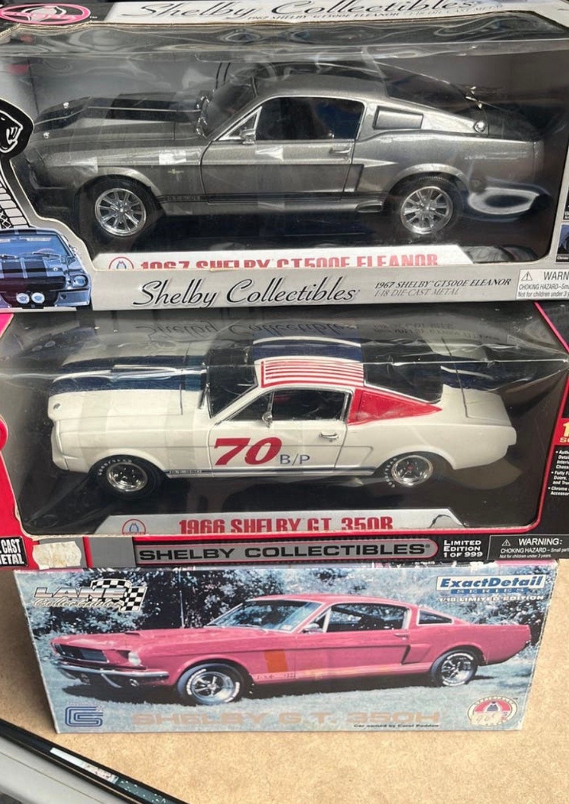 Shelby gt 350 et 500 eleanor 1:18, Hobby & Loisirs créatifs, Voitures miniatures | 1:18, Enlèvement, Comme neuf