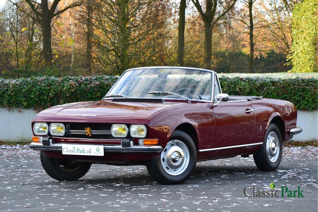 Peugeot 504 cabriolet (bj 1970), Achterwielaandrijving, Zwart, Cabriolet, 1796 cc