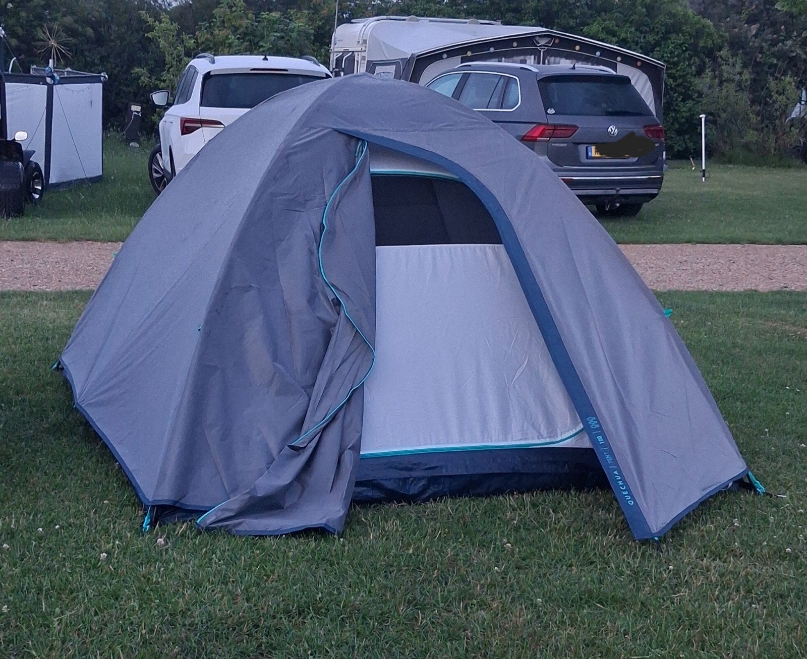 tent 4 personen in nieuwstaat slechts eenmaal gebruikt, Ophalen, Zo goed als nieuw, Tot en met 4