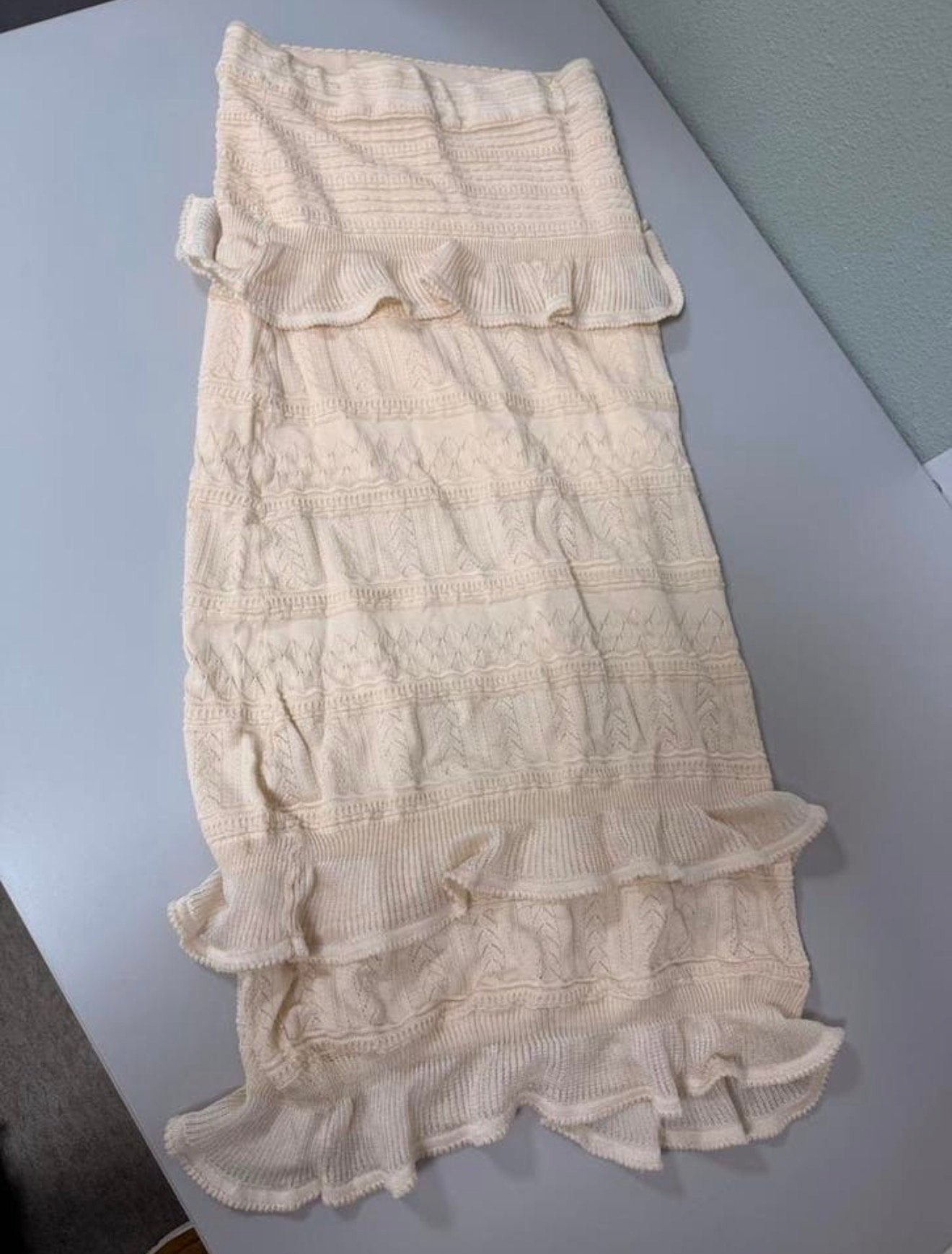 Zimmermann rok crème maat S - luxe knit skirt lang lange rok, Beige, Ophalen of Verzenden, Zo goed als nieuw, Maat 36 (S)