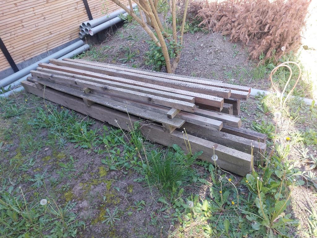 Houten balken, 50 mm ou plus, 300 cm ou plus, Autres essences de bois, Enlèvement