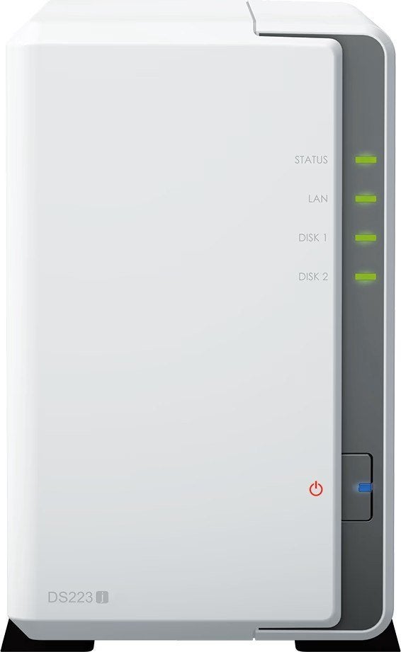 Synology DS223j NAS + Seagate IronWolf 4TB NAS HDD, Computers en Software, NAS, Zo goed als nieuw, Ophalen of Verzenden