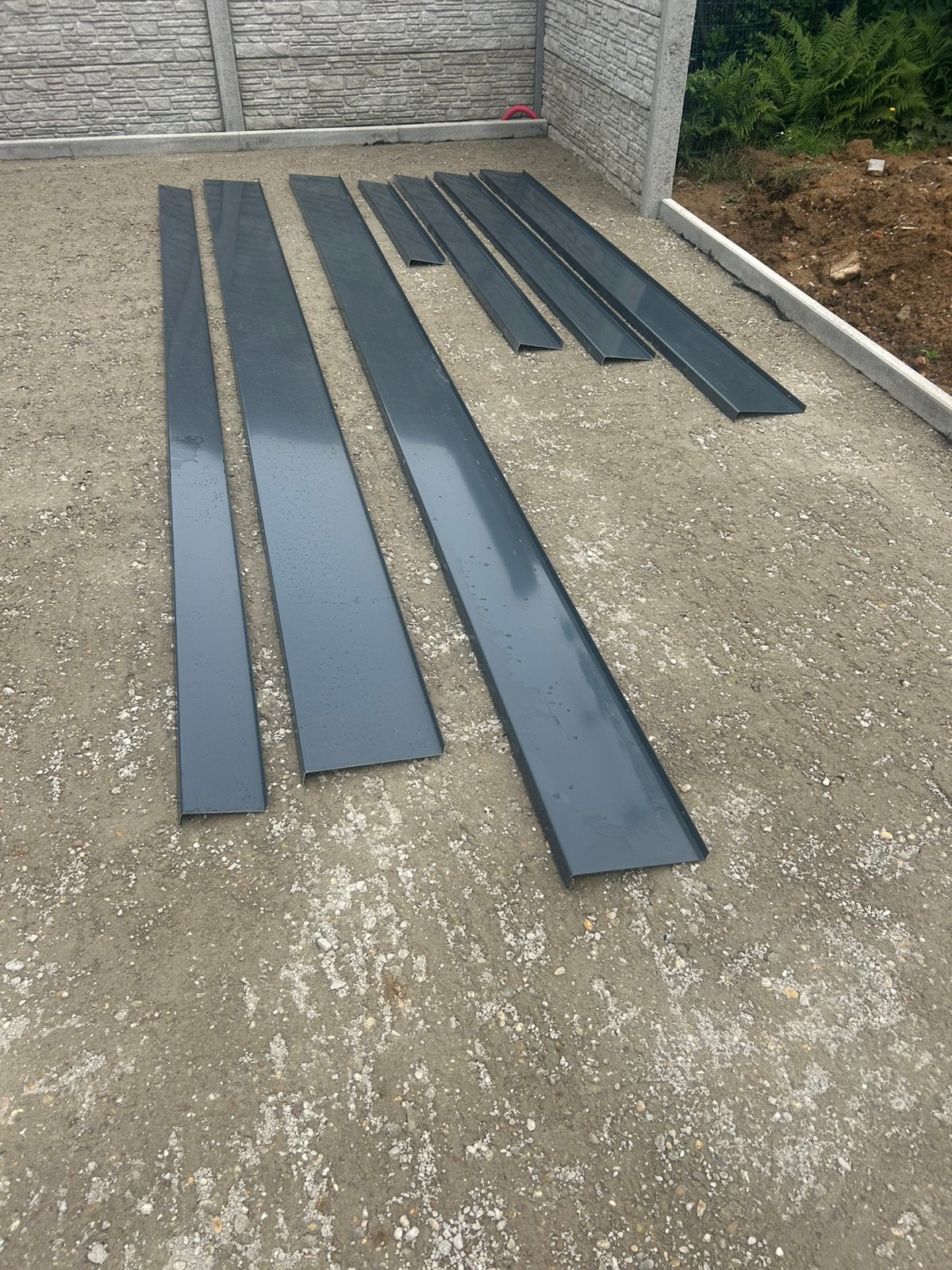 Seuil / appui de fenêtre, aluminium ral 7016, Bricolage & Construction, Enlèvement, Comme neuf