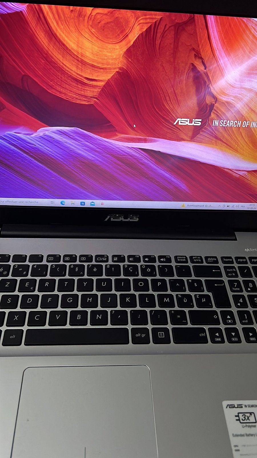 ASUS 15 INCH LAPTOP 8 GB RAM AMD A12/256 GB, Ophalen of Verzenden, Zo goed als nieuw, 15 inch