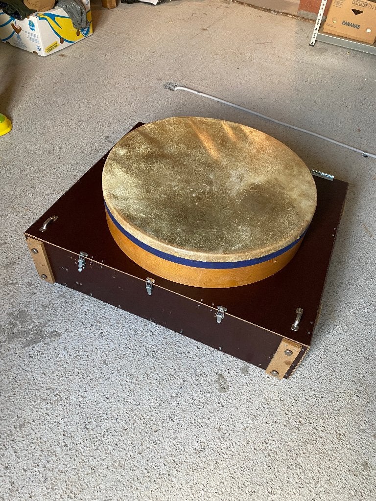 unieke bodhran 28" inc hardcase, Muziek en Instrumenten, Drumstellen en Slagwerk, Ophalen of Verzenden, Gebruikt, Overige merken