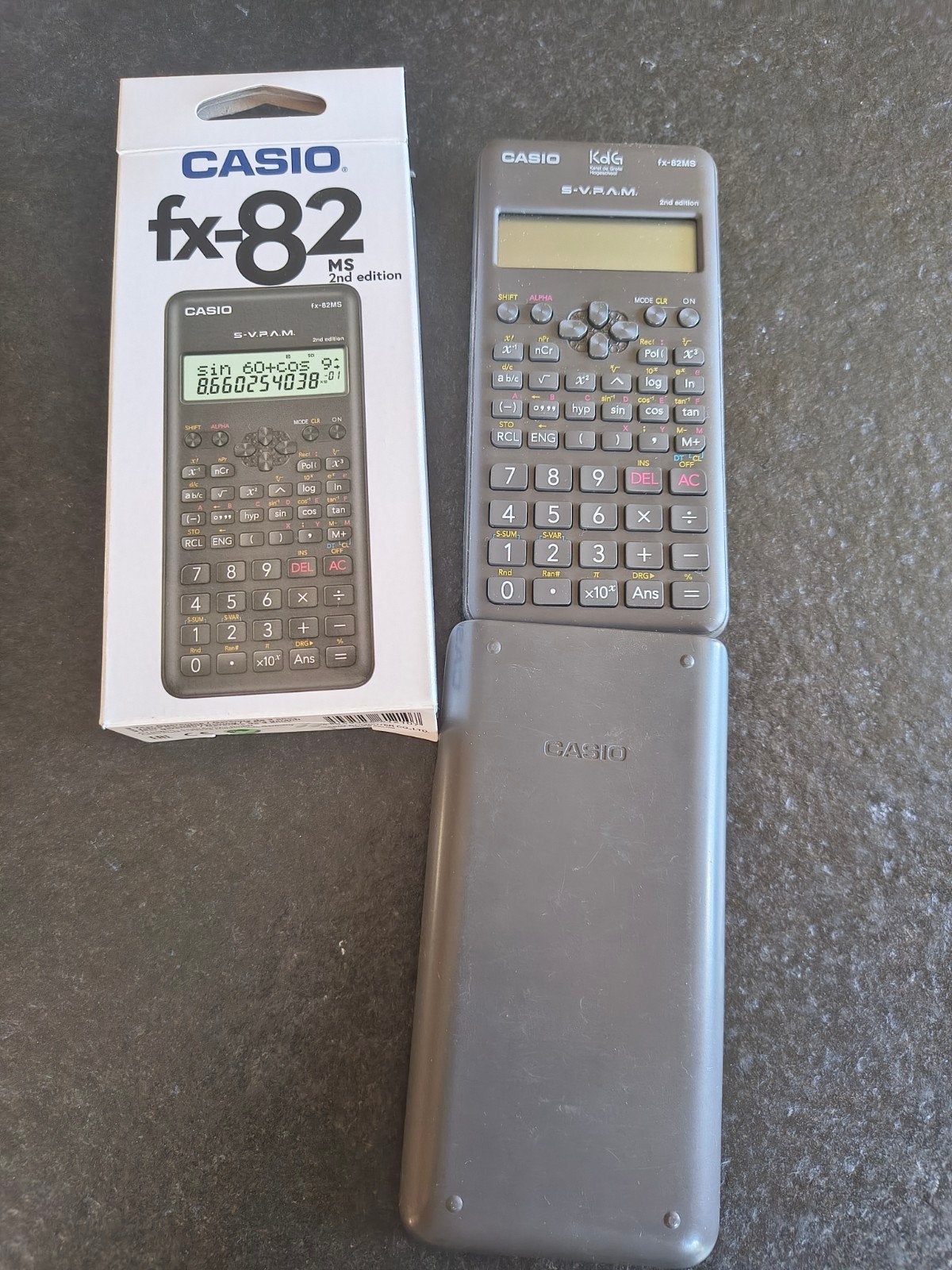 rekenmachine CASIO fx-82MS, Ophalen