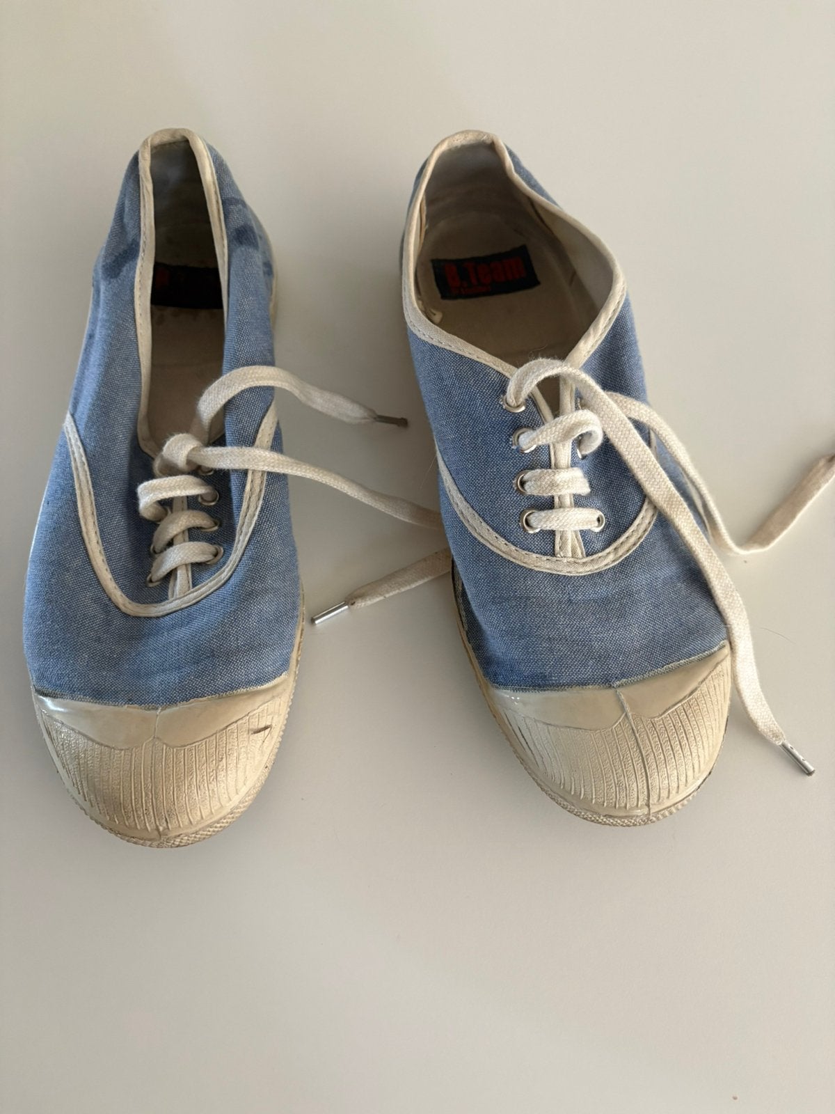 Bensimon sneaker lichtblauw, Enlèvement ou Envoi, Sneakers et Baskets, Porté, Bleu