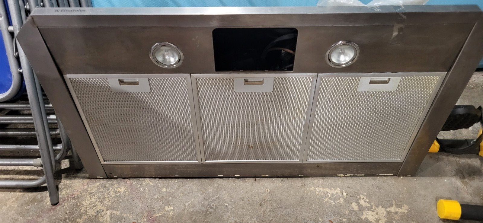 Hotte Electrolux Inox, Ophalen