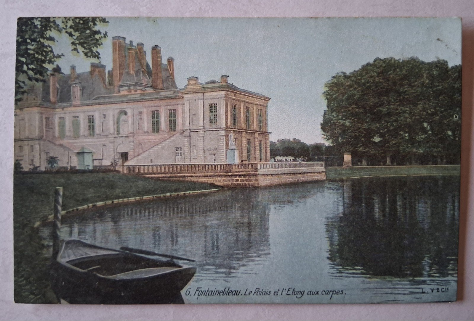 vintage Postkaart Paleis Fontainebleau (Frankrijk), Collections, Cartes postales | Étranger, Enlèvement ou Envoi, France