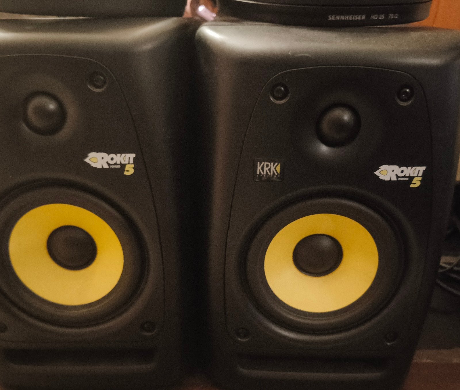 Paire d'enceintes de monitoring KRK Rokit 5 (RPG2), Gebruikt, Speakerset, Ophalen of Verzenden, KRK