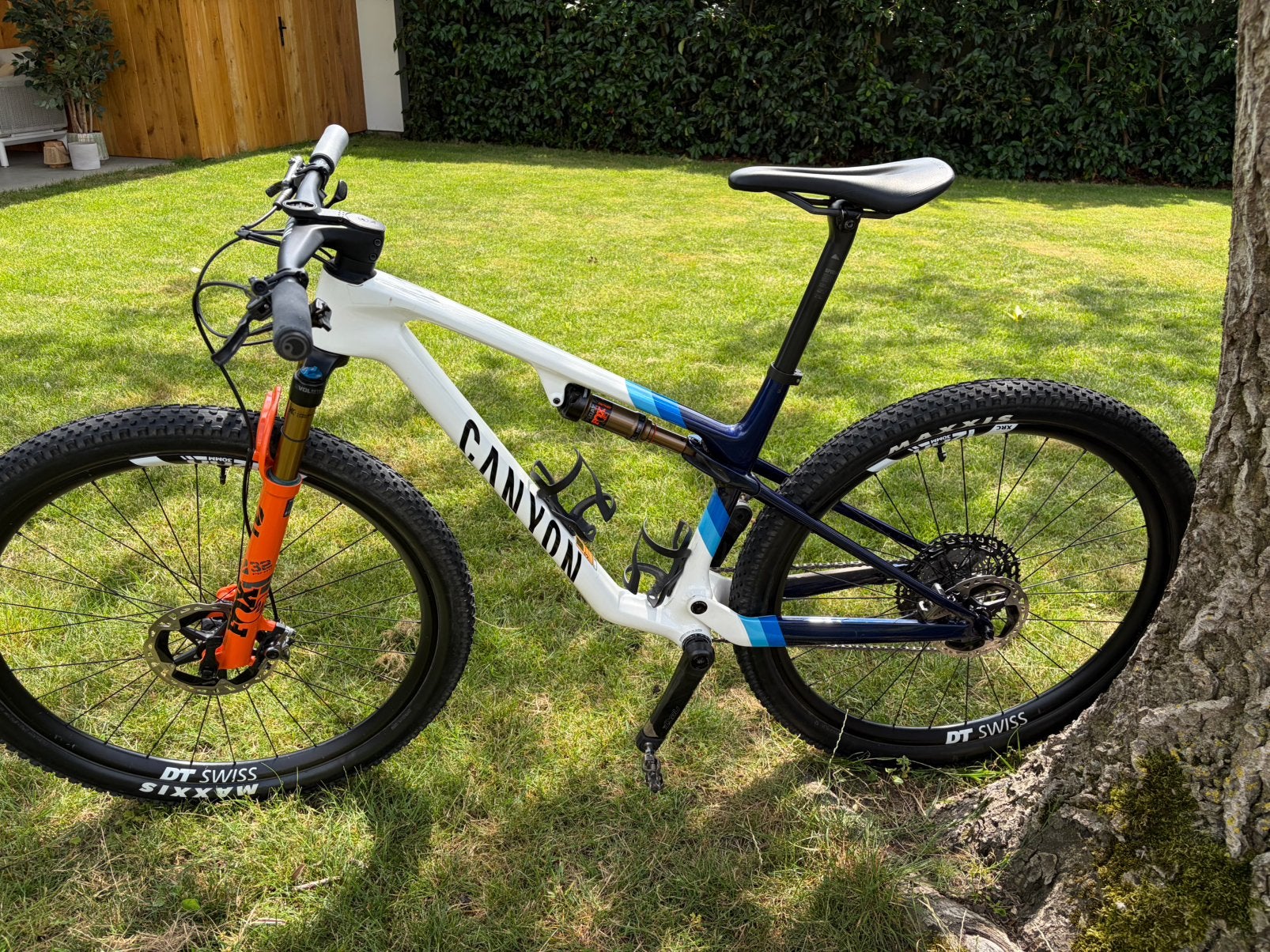Canyon Luc CFR world cup team 2023 M, Fietsen en Brommers, Gebruikt, Fully, Schijfrem, Ophalen