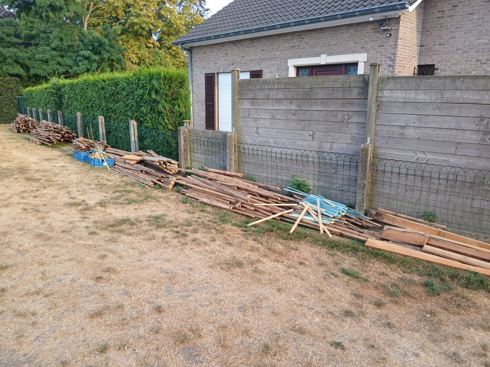 gratis brandhout, Ophalen