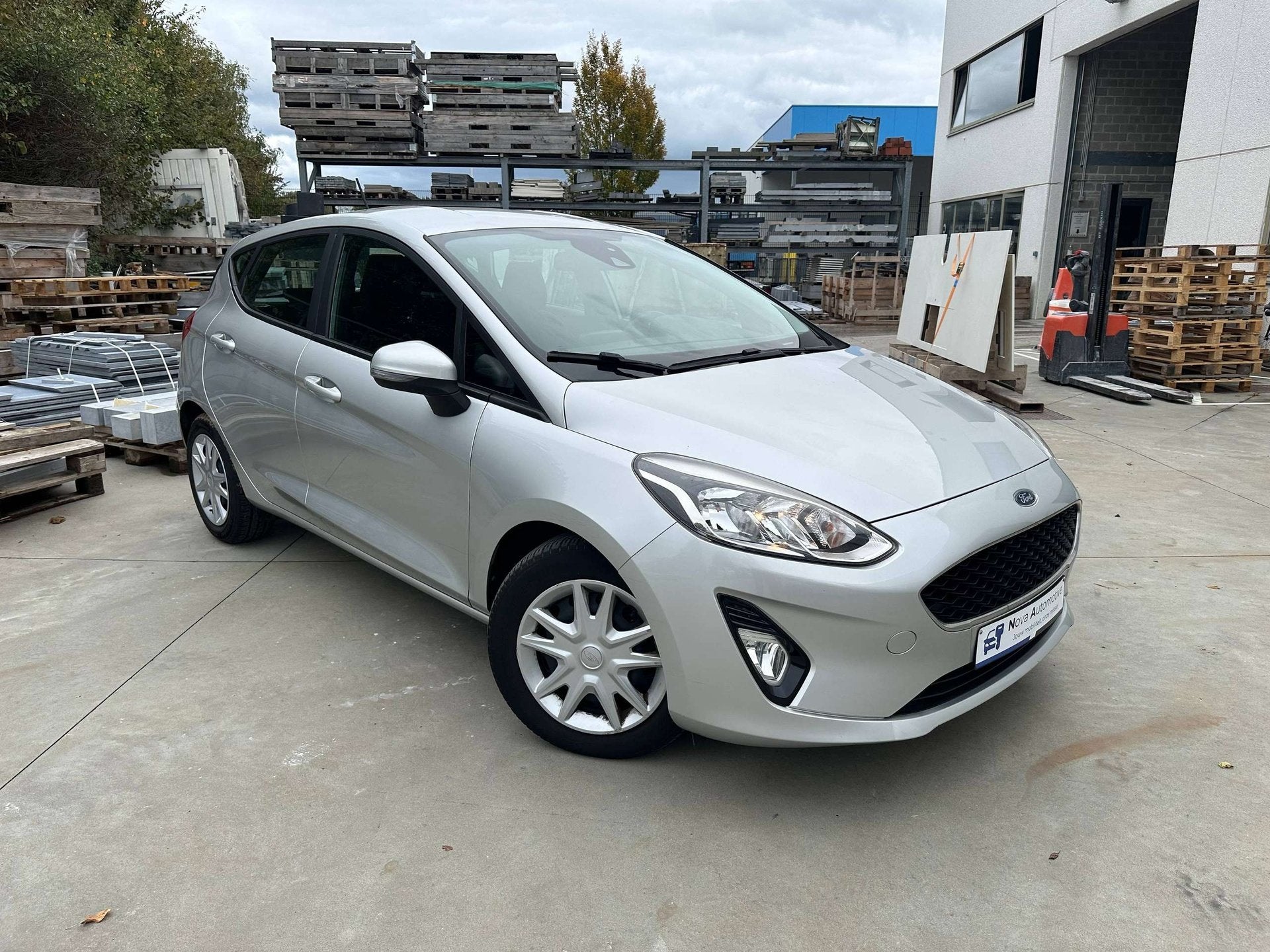 Ford Fiesta 1.0 Titanium Automaat, CarPlay, PDC, 12M Gar., Autos, Argent ou Gris, 998 cm³, Euro 6, Entreprise