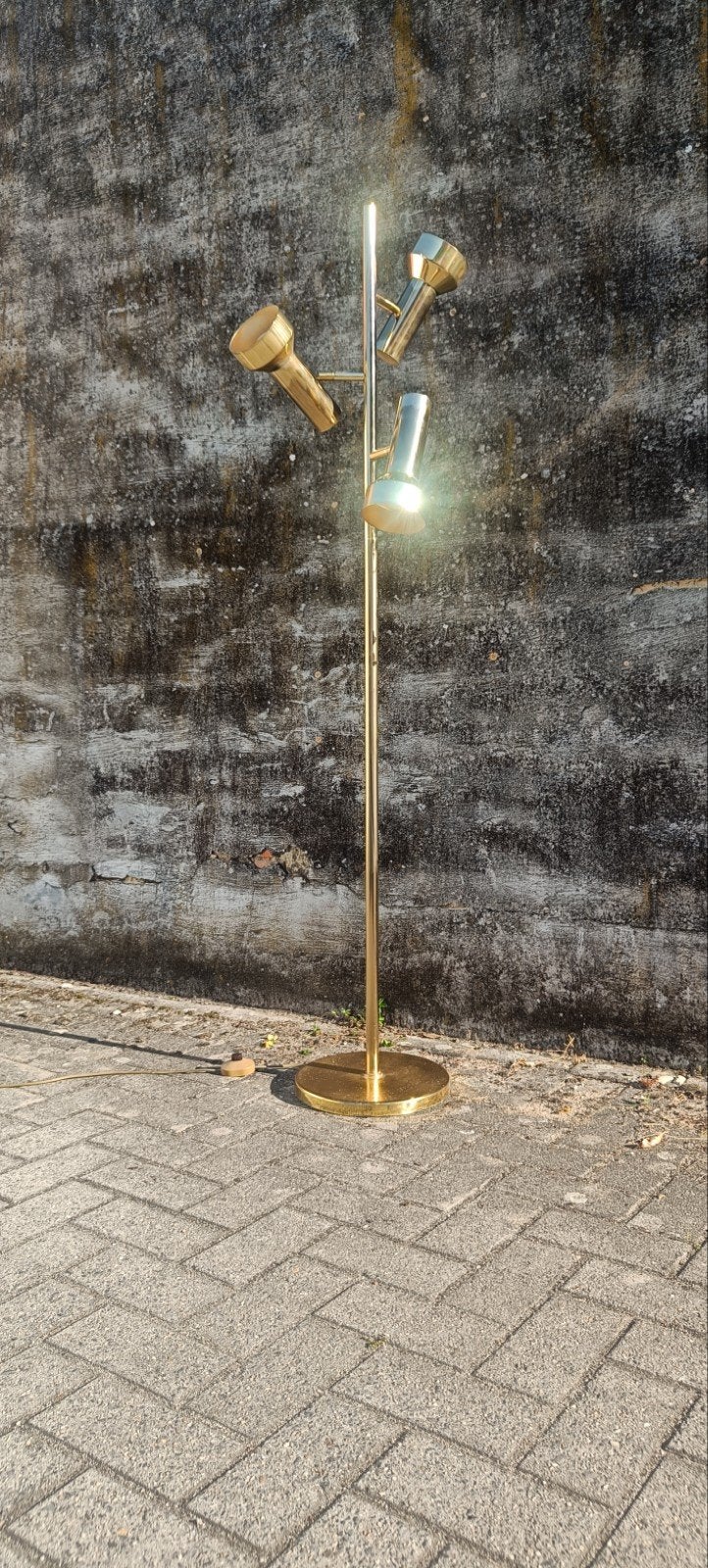 Vintage elegante vloerlamp jaren 70, Huis en Inrichting, Ophalen