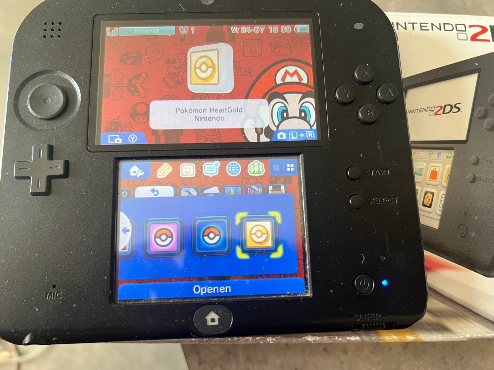 2ds mod, Consoles de jeu & Jeux vidéo, Consoles de jeu | Nintendo 2DS & 3DS, Enlèvement, Comme neuf, 2DS