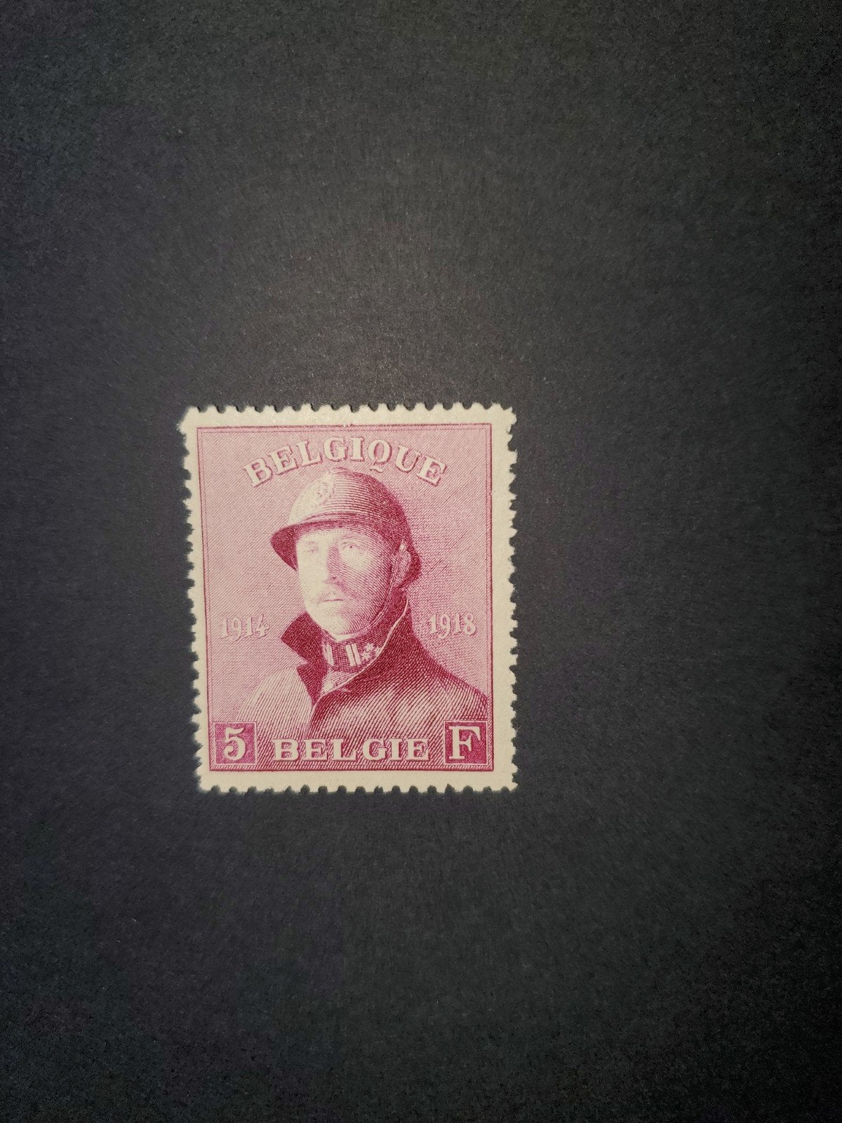 timbre Belge 177 Albert casqué, Timbres & Monnaies, Enlèvement ou Envoi, Non oblitéré, Timbre-poste